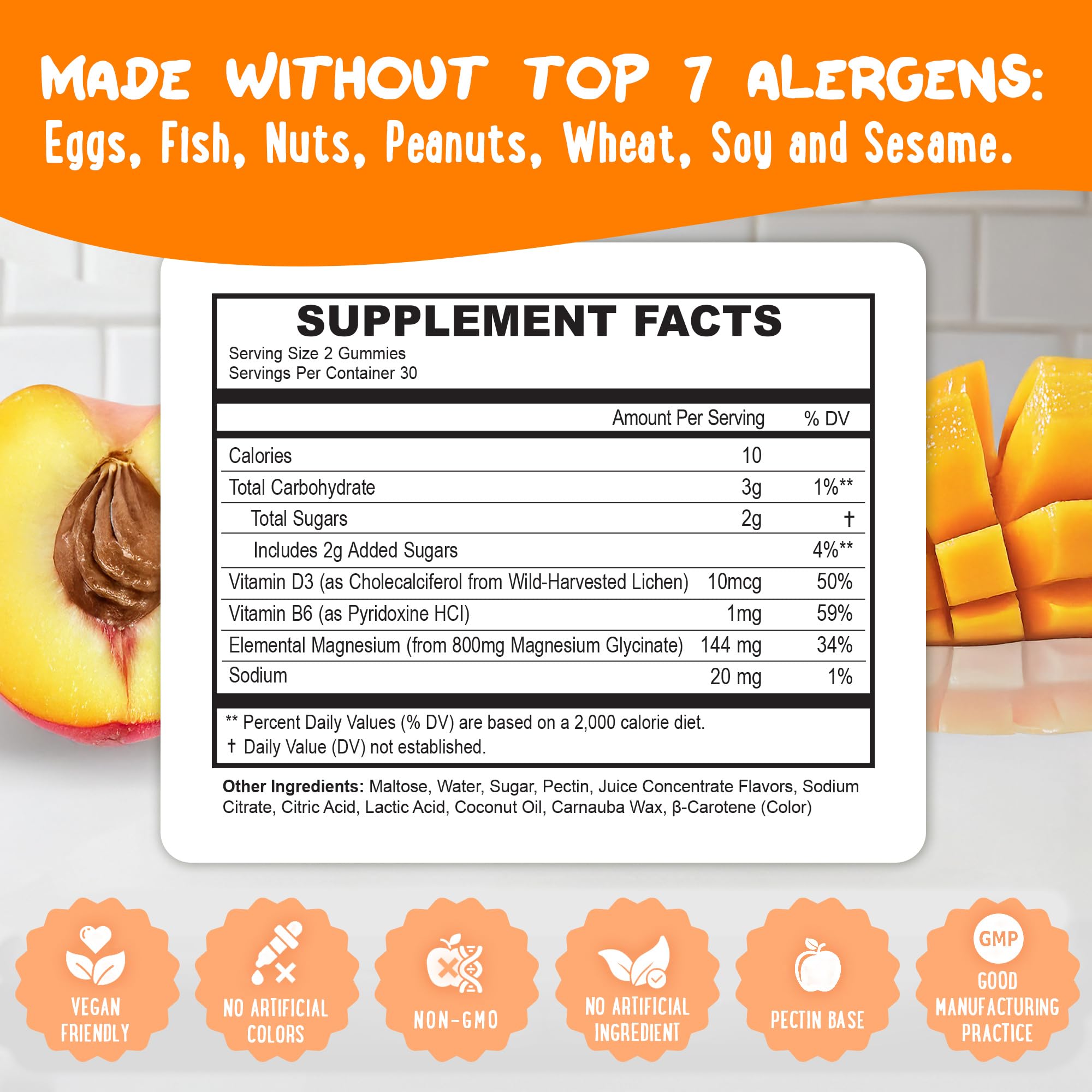 OH MY CHEWY dosage graphic highlights 400 mg per gummy