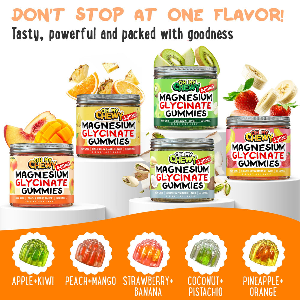 OH MY CHEWY gummies in a kid's hand during after-school snack time.