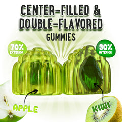 OH MY CHEWY vitamin D3 K2 calcium gummies jar close-up showing label