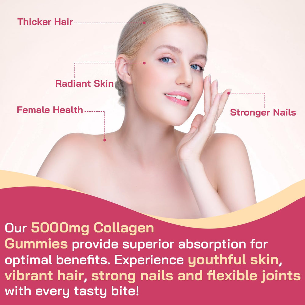 Vitamin and mineral boost in OHaboth collagen gummies for skin and nails
