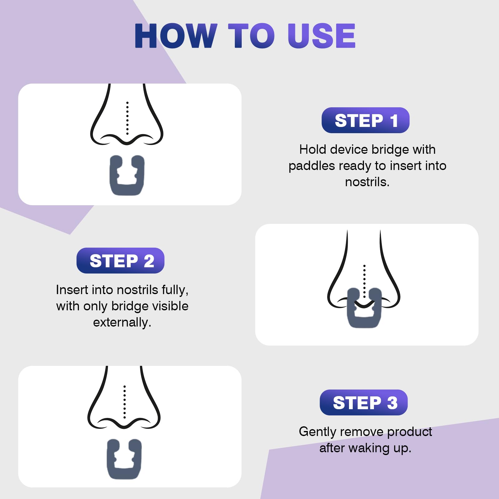 OHALEEP adjustable-magnet snore stopper with customizable airflow support.