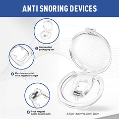 OHALEEP silicone nasal-dilator fits comfortably for restful breathing at night