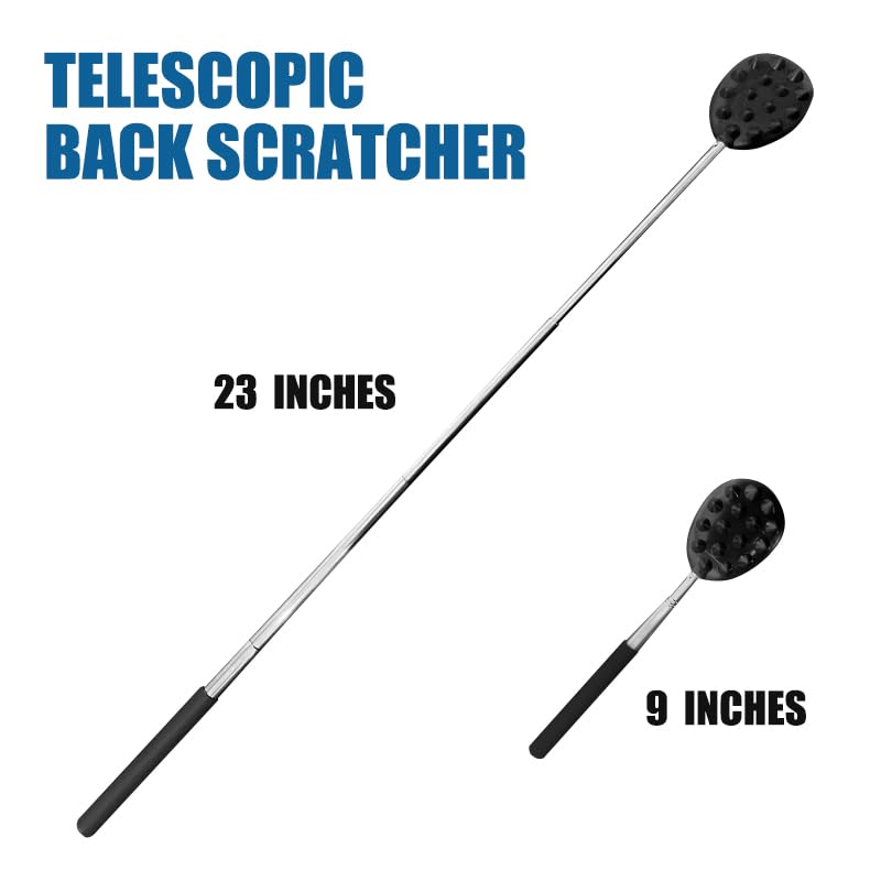 OHOO back scratcher features a lightweight portable design for on-the-go relief.