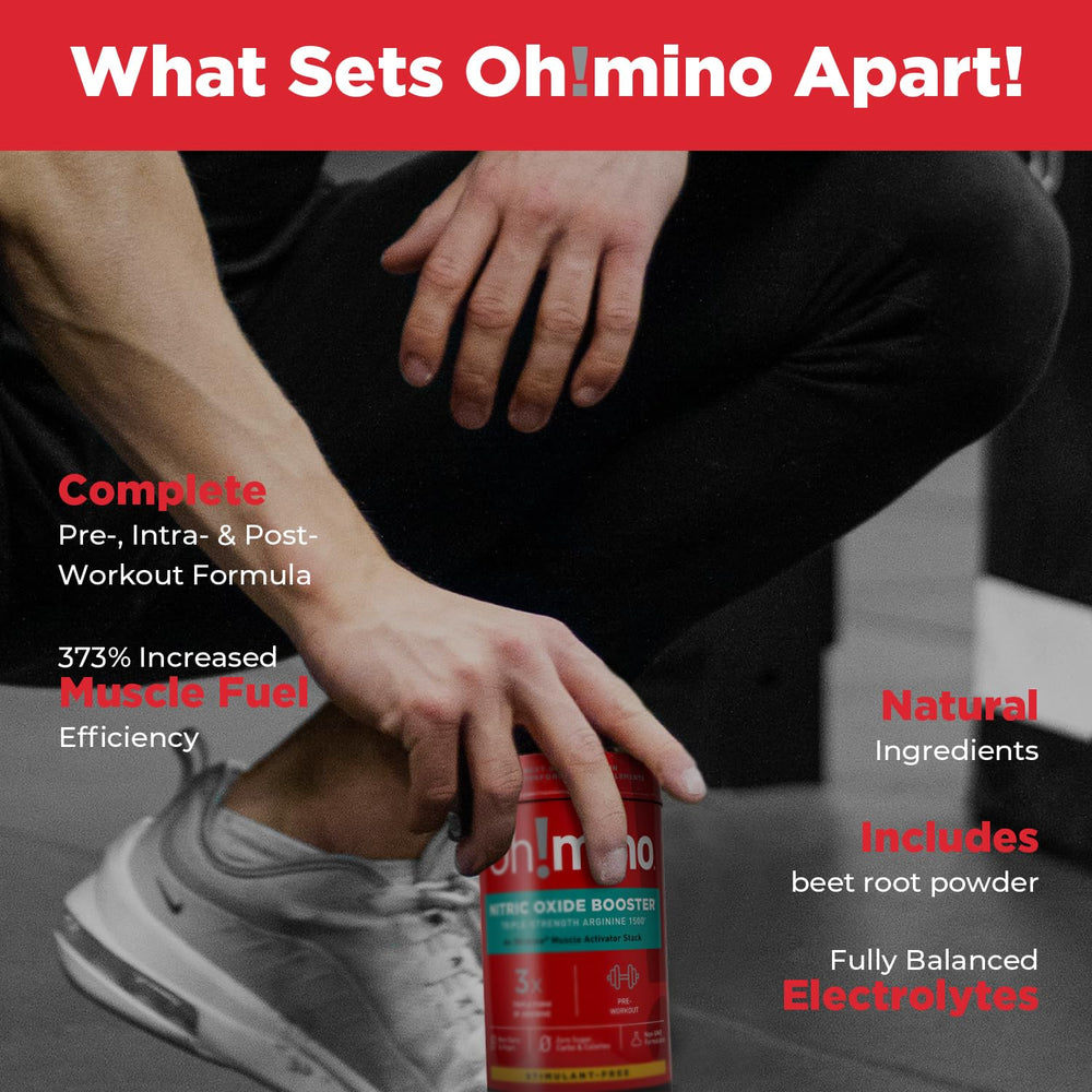 Oh!mino packaging front shows USA-made, third-party tested quality