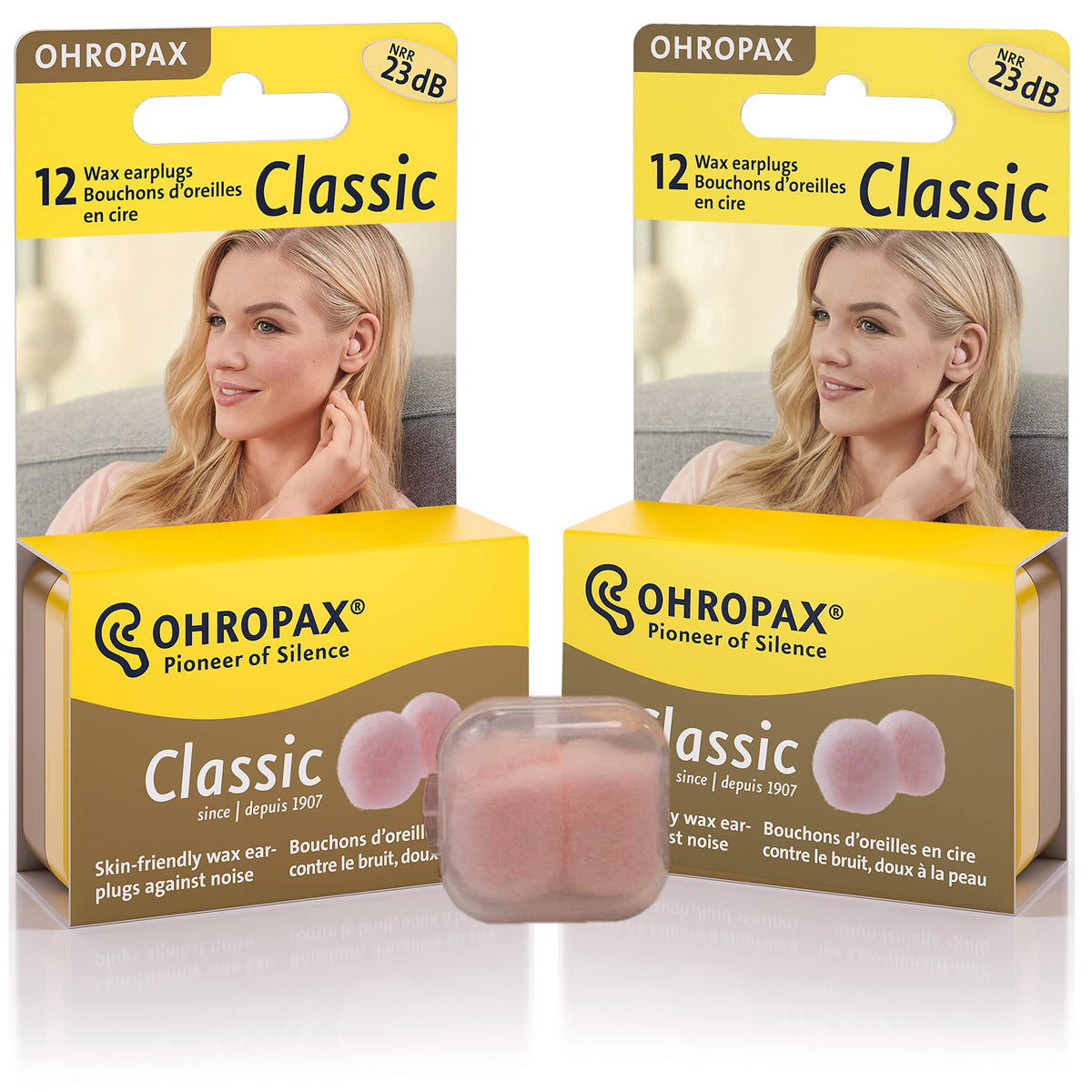 OHROPAX tapones de cera con algodón para dormir mejor