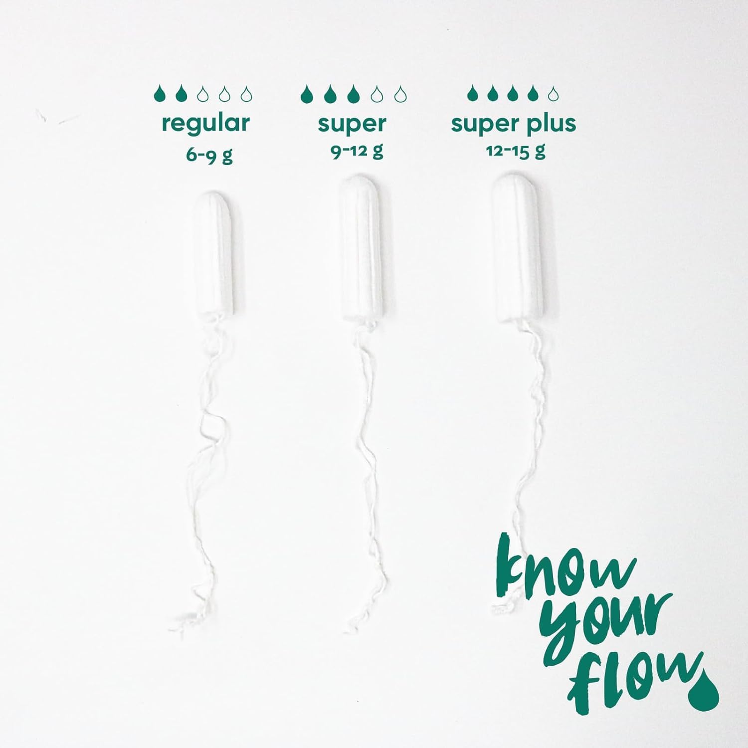 Oi regular tampons offer reliable protection for active days and travel