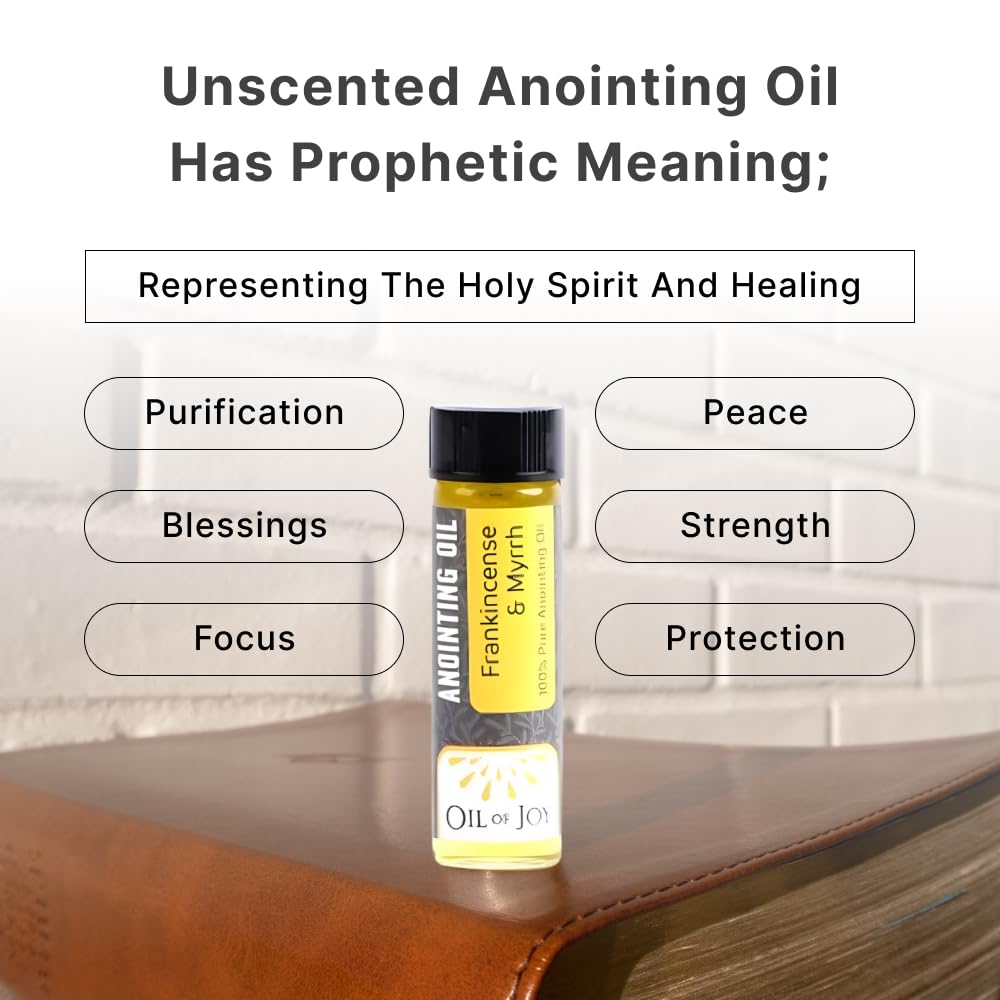 Oil Of Joy application image illustrating ease of use during prayer and rituals.