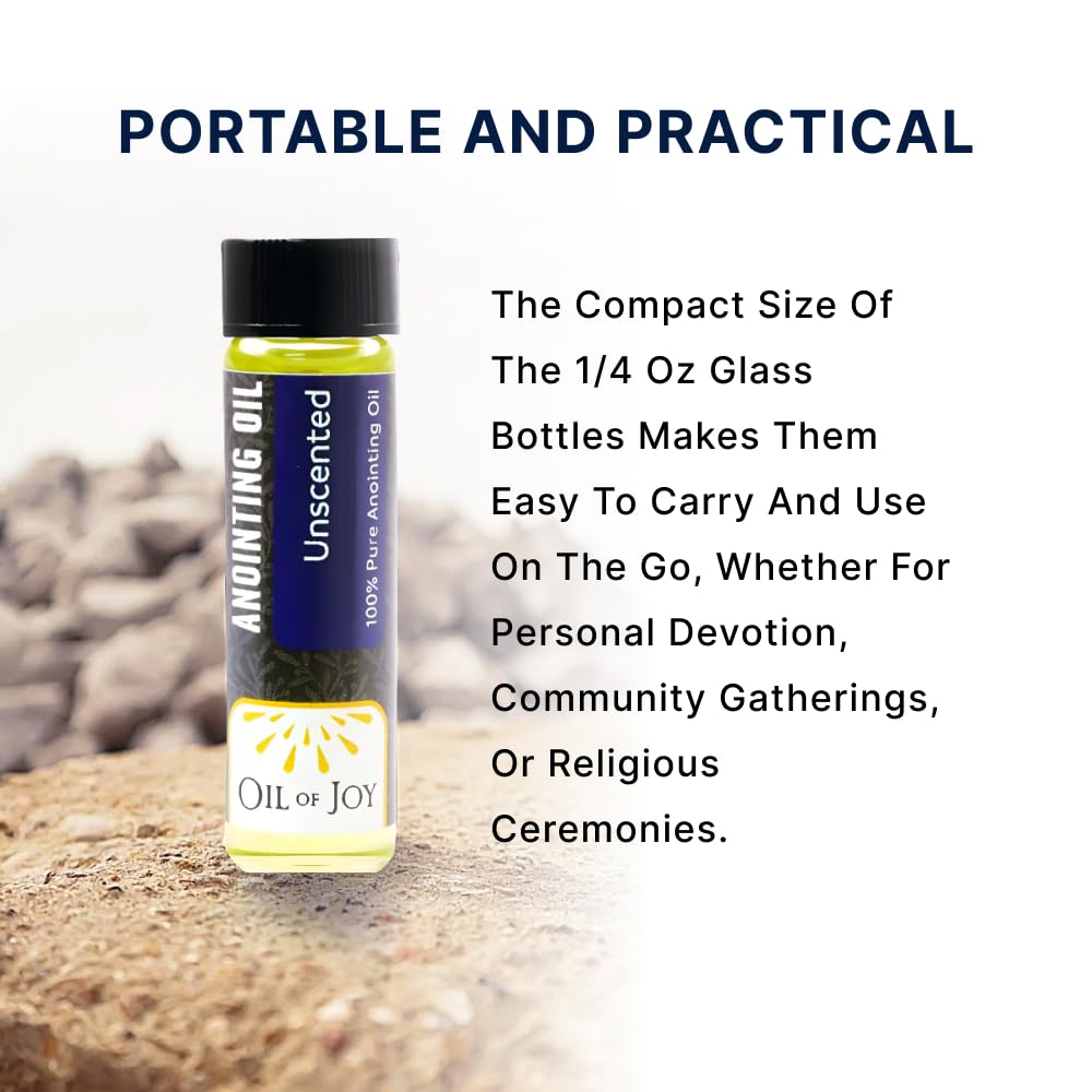Oil of Joy biblical-significance olive oil honors historic blessing traditions.