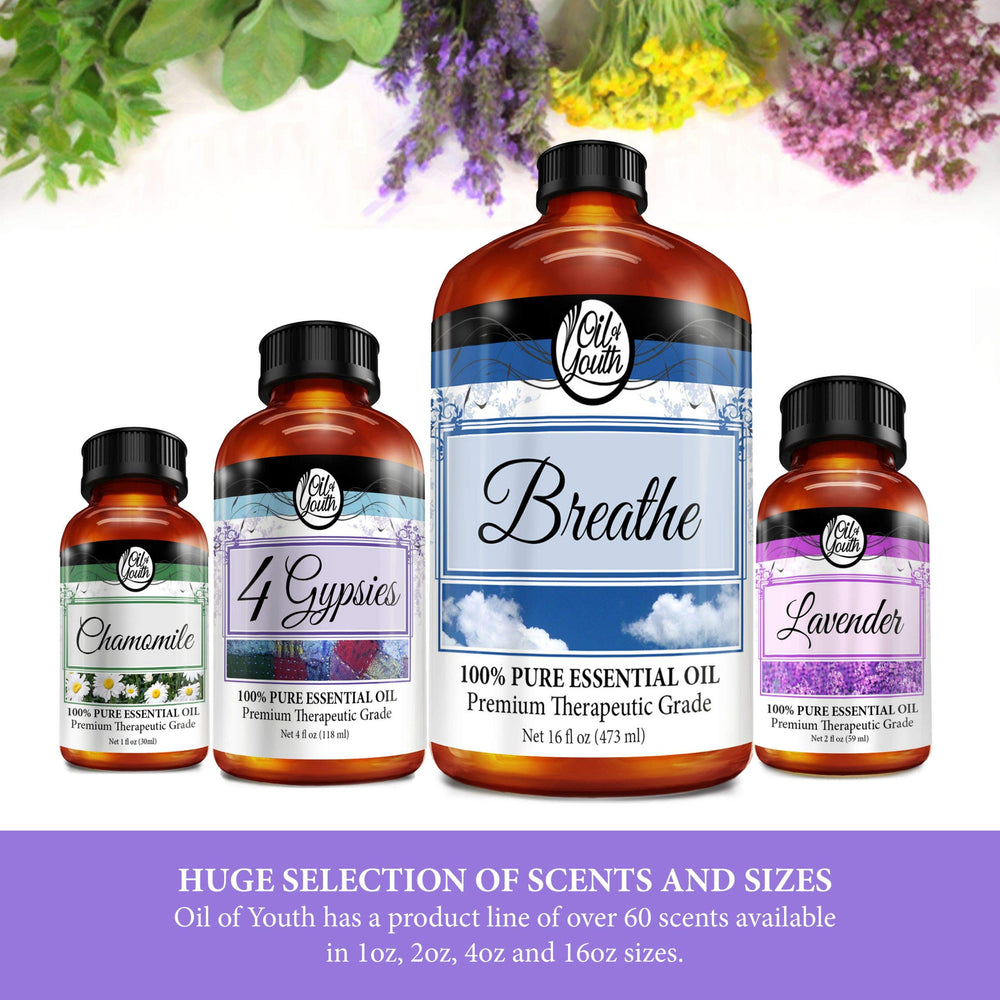 Oil of Youth Pine Essential Oil cleaning bottle demonstrating natural odor neutralization.
