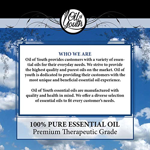 Oil of Youth Pine Essential Oil USA-labeled bottle signifying purity.