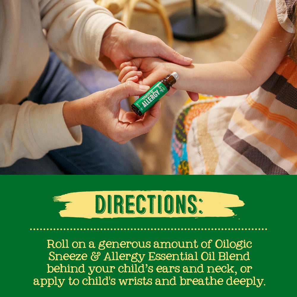 Oilogic Kids bottle with clear label designed for safe pediatric use