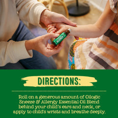 Oilogic Kids bottle with clear label designed for safe pediatric use