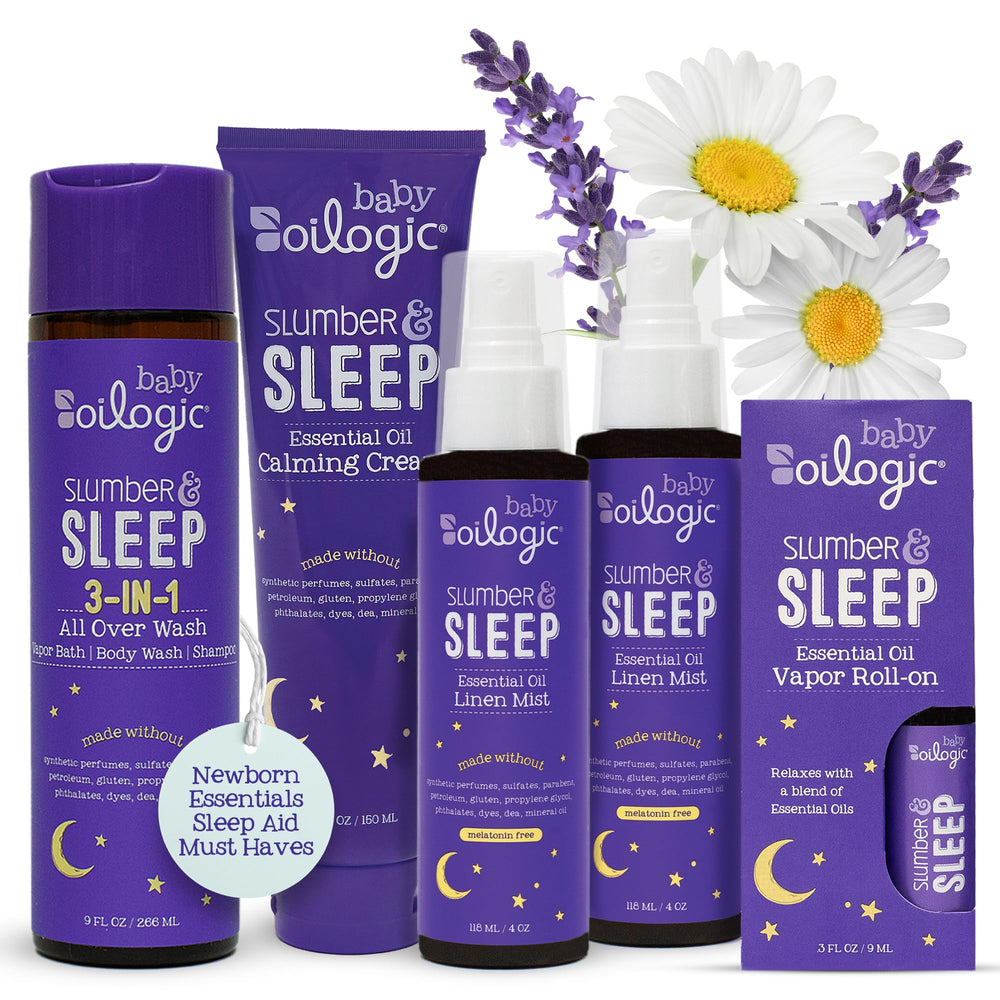 Oilogic Slumber & Sleep All Over Wash bottle for gentle baby cleansing
