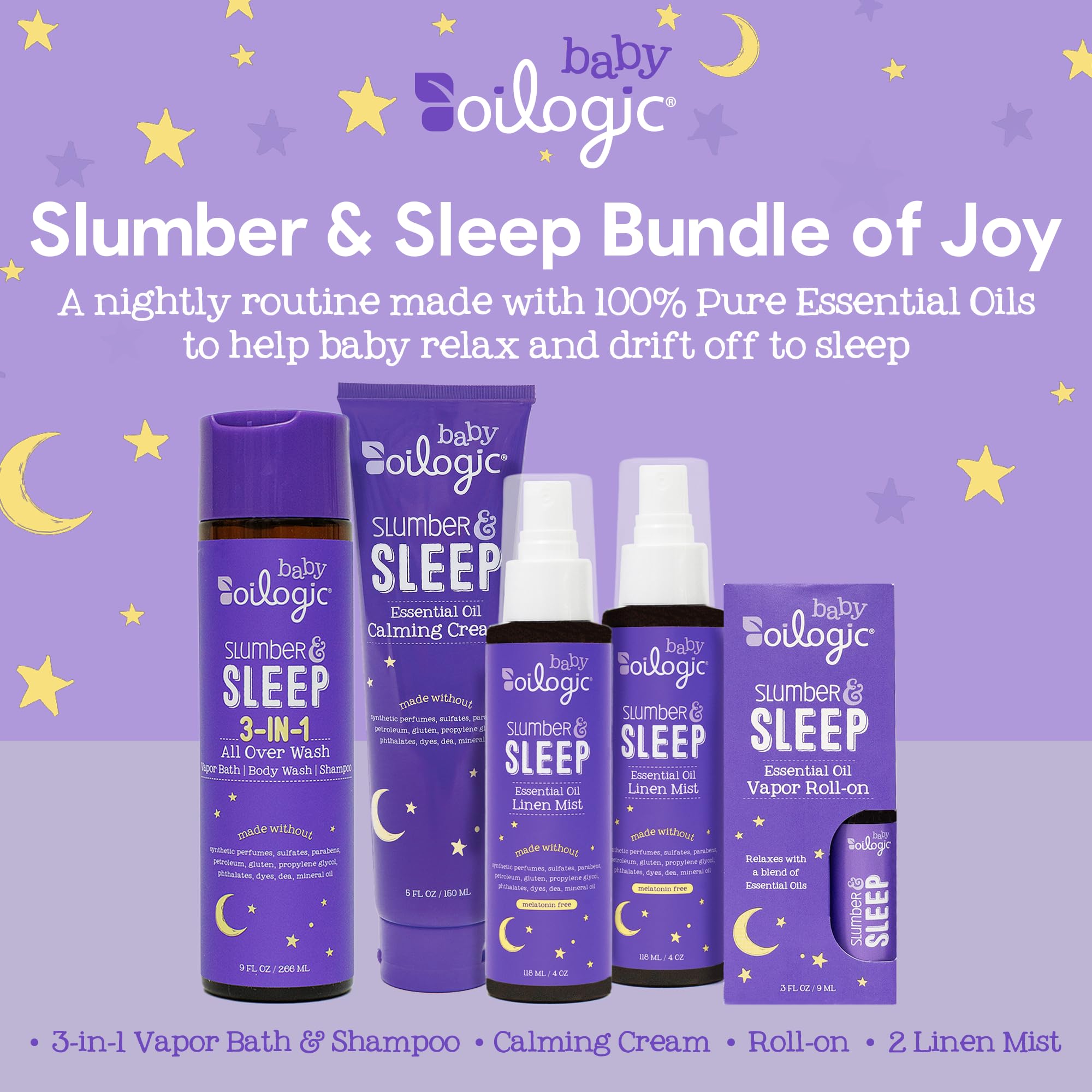 Oilogic Calming Cream jar shown for soothing baby moisture