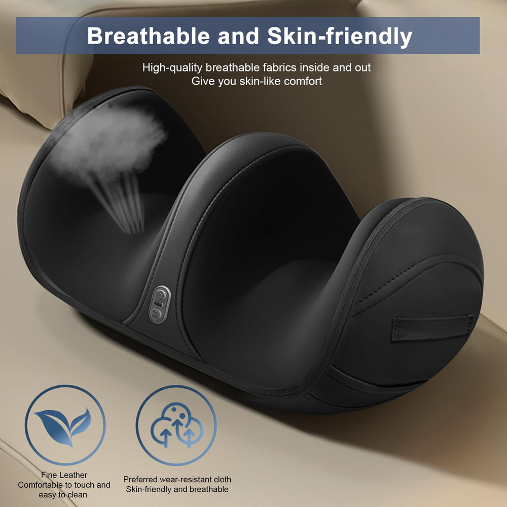 Oioll one-button control simplifies adjusting massage intensity.