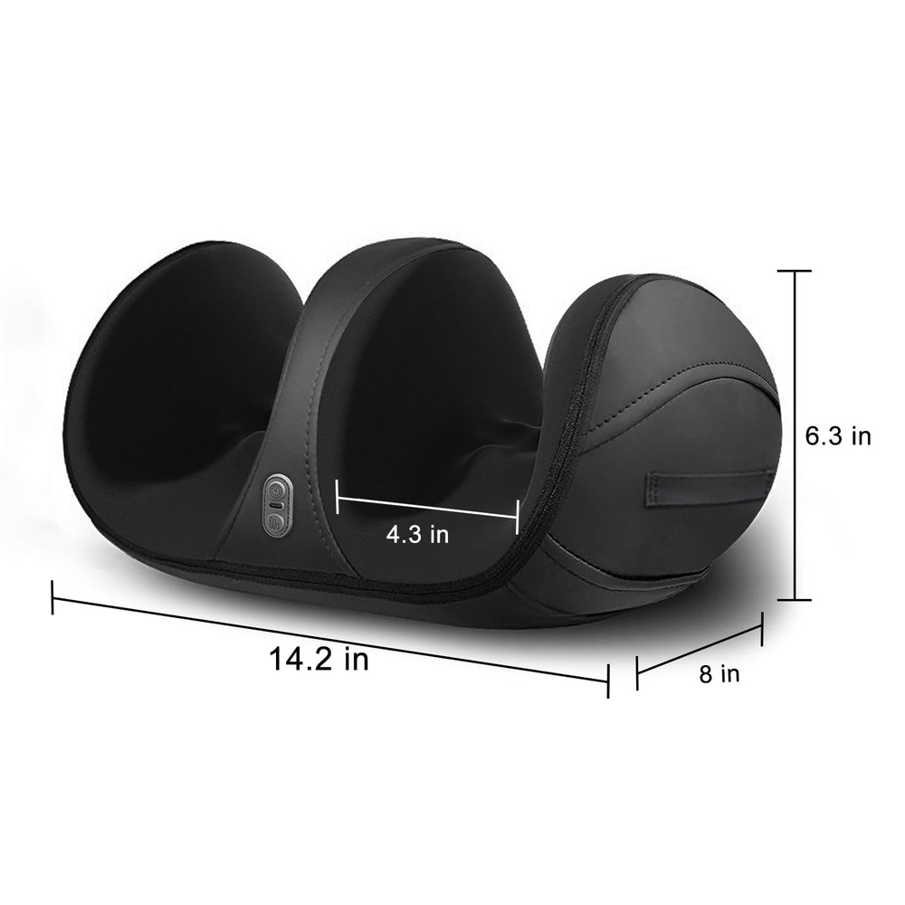 Oioll portable foot massager displayed on a desk for easy use anywhere.