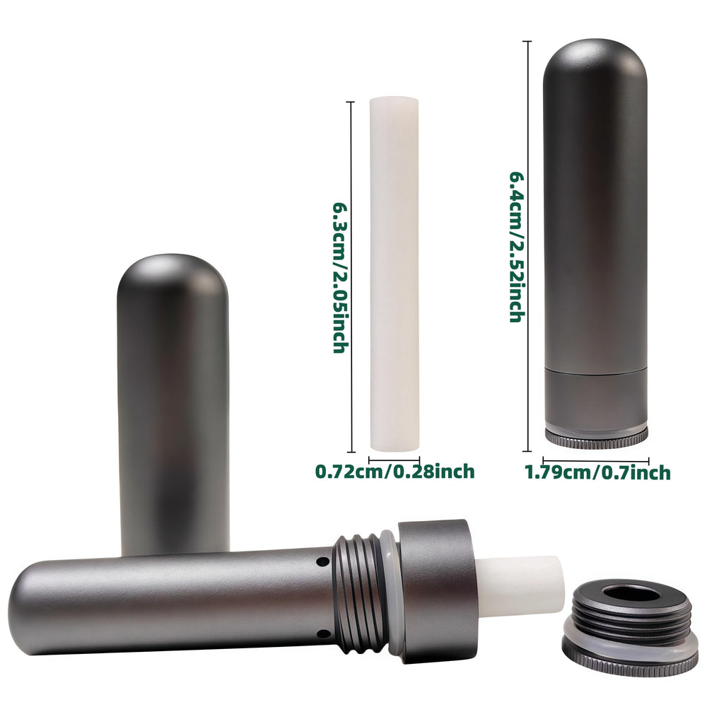 OiwMuOck two inhalers with wicks kit for versatile aromatherapy