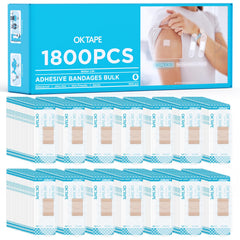 OK TAPE adhesive bandages bulk case showing 1x3 size for quick wound coverage