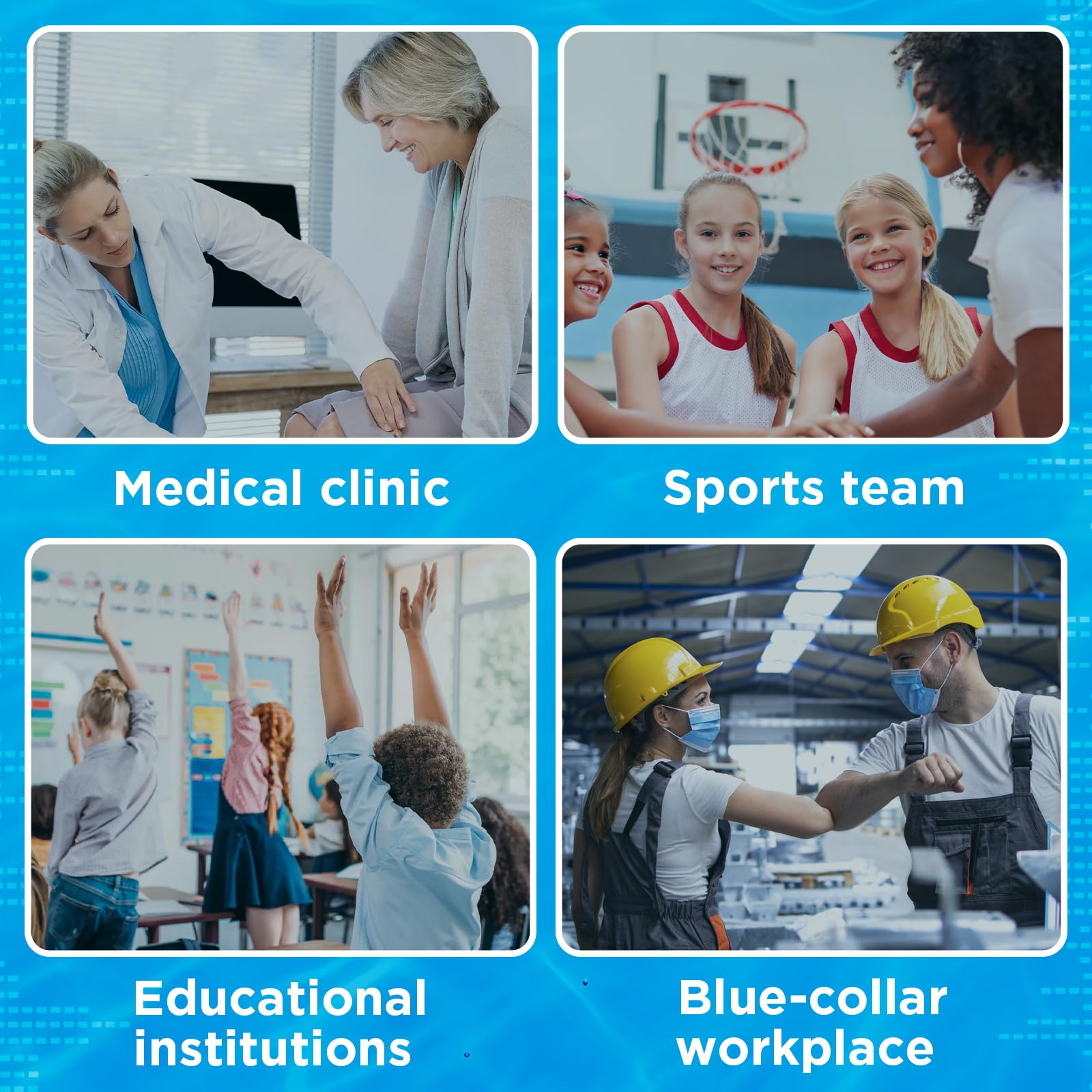 Nurses and clinics can rely on OK TAPE bandages for daily use
