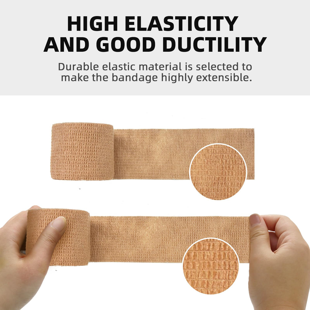 OK TAPE black bandage wrap shown on multiple body parts