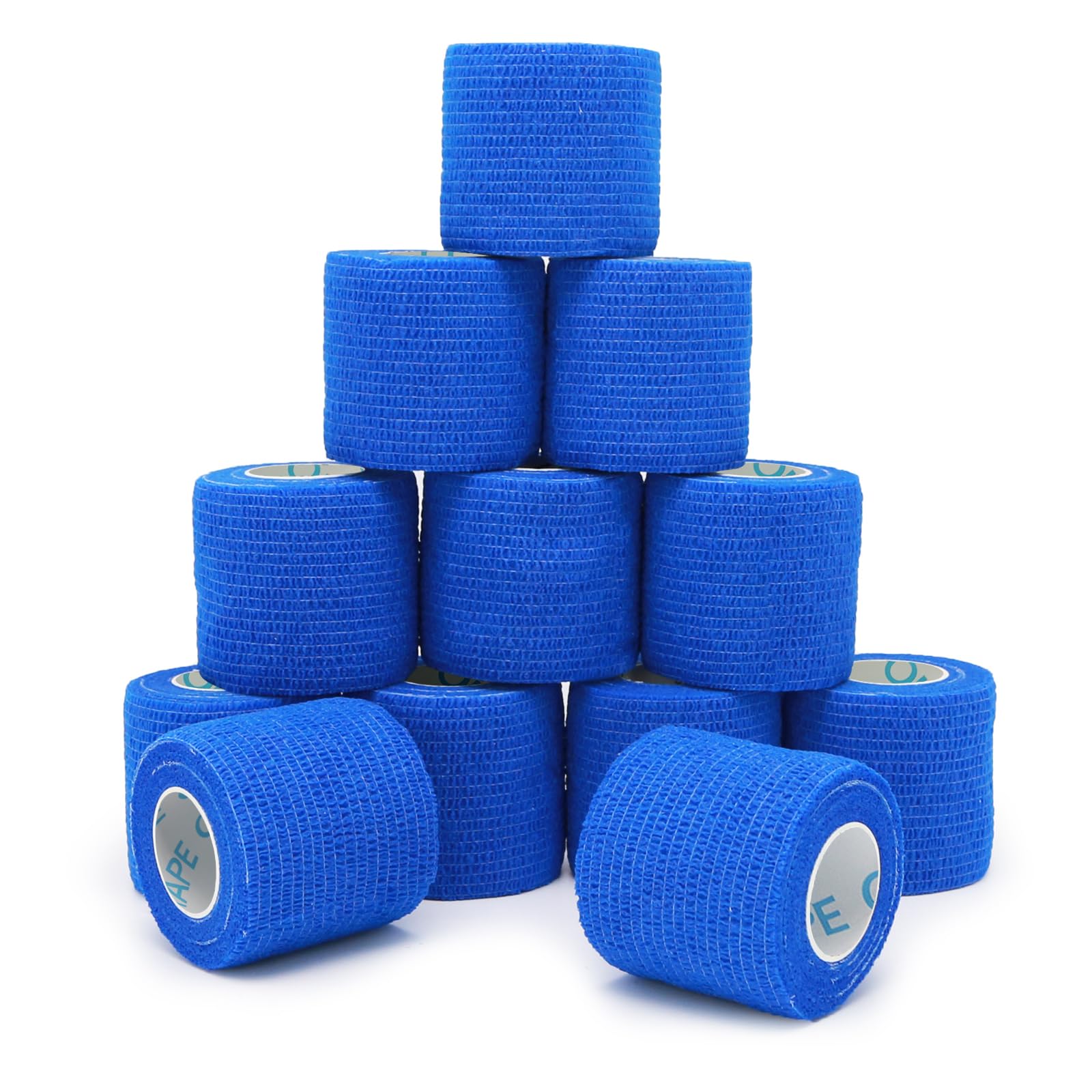 OK TAPE vendaje autoadhesivo elástico azul para uso general sin residuo