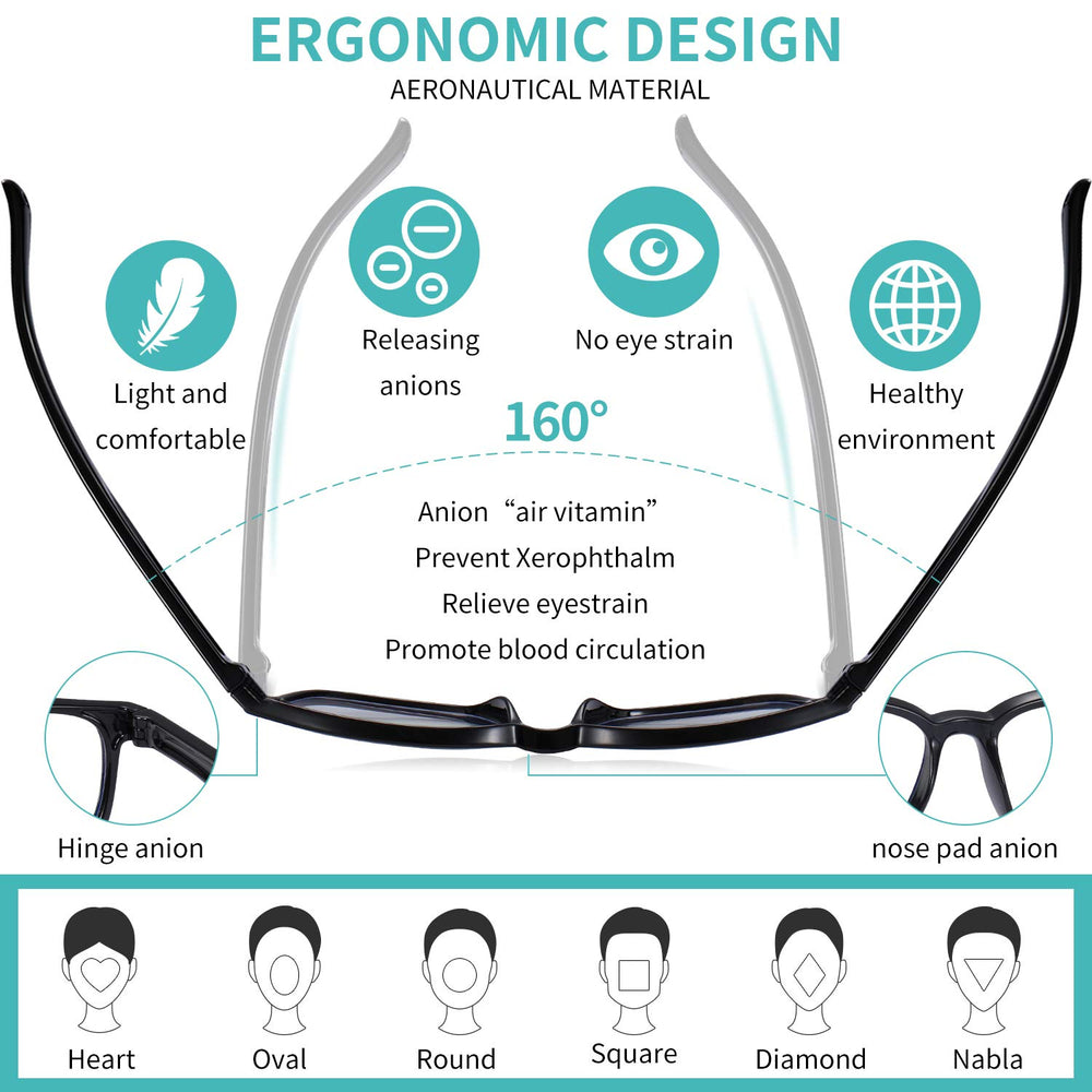 Okany gafas de luz azul para niños transparentes, enfoque cómodo para tareas y juegos
