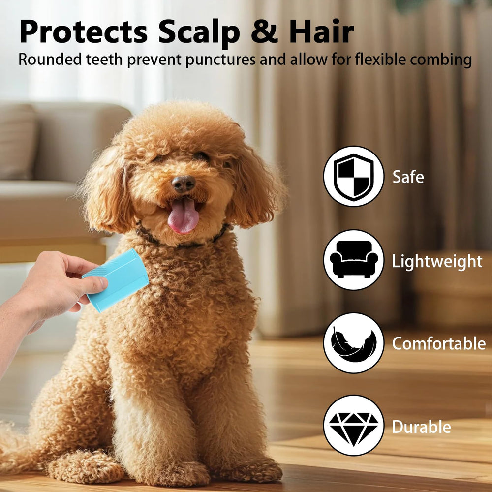 Okxiri easy-clean lice comb for quick rinse and dry after use