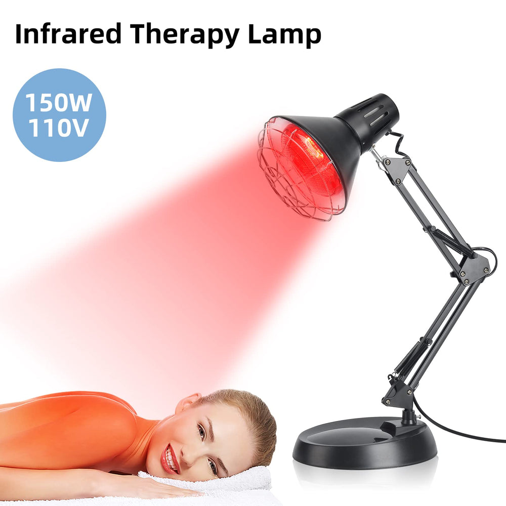 Okyna infrared lamp uses 150W bulb for reliable warmth.