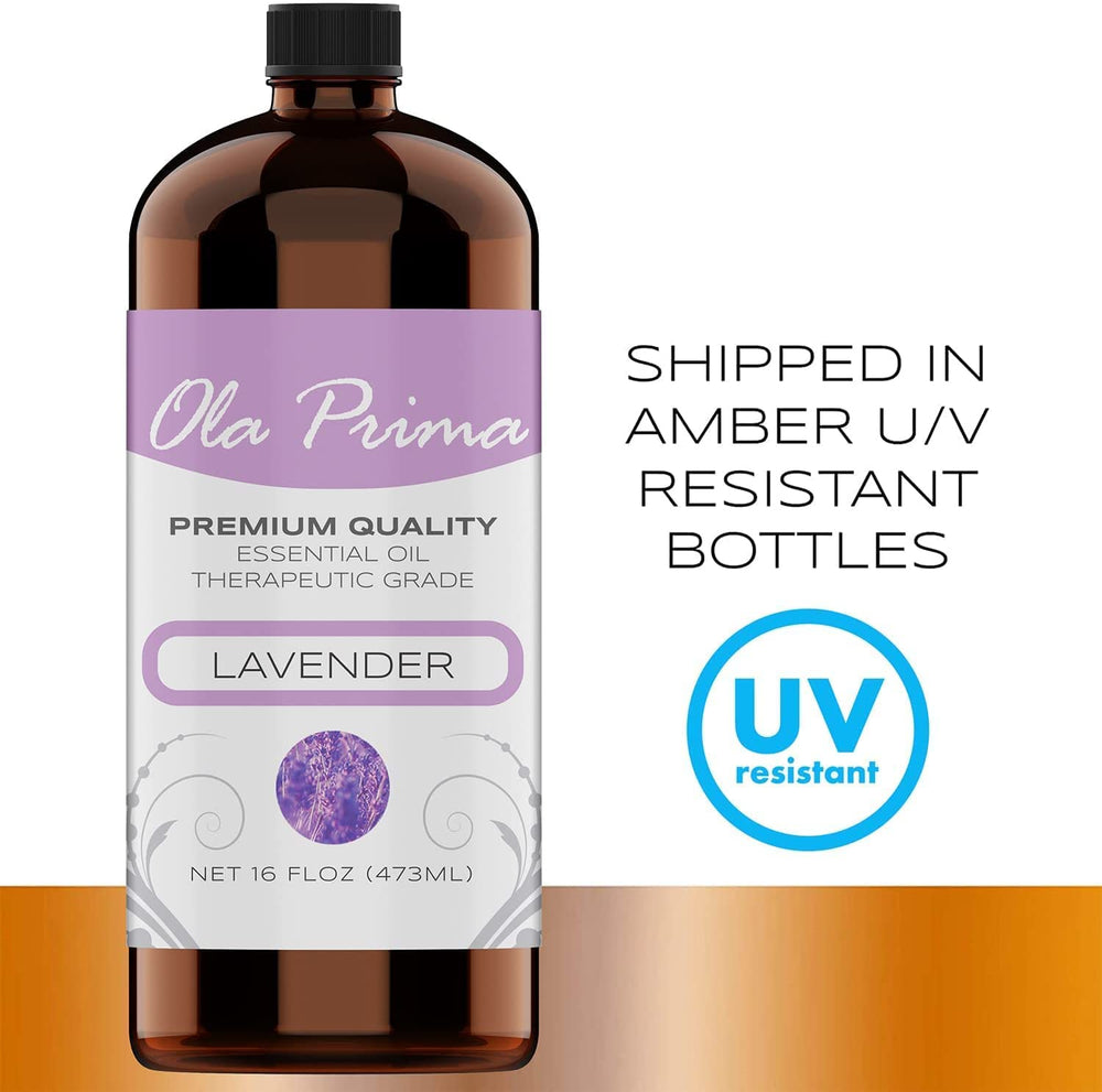 Ola Prima lavender oil enhances winter-cleaner and aroma blends at home.