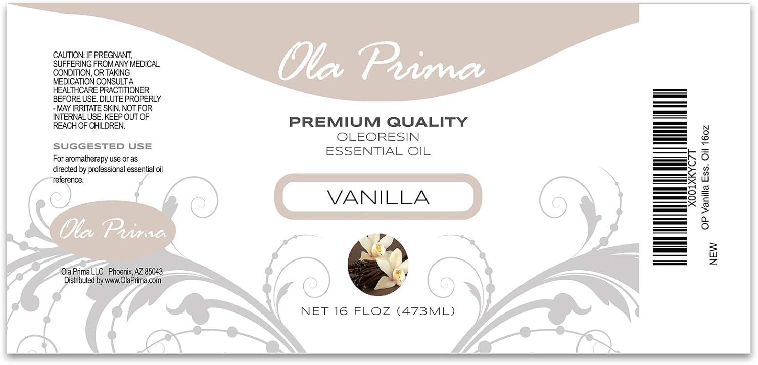 Ola Prima Vanilla Essential Oil in diffuser ambient setup for cozy spaces