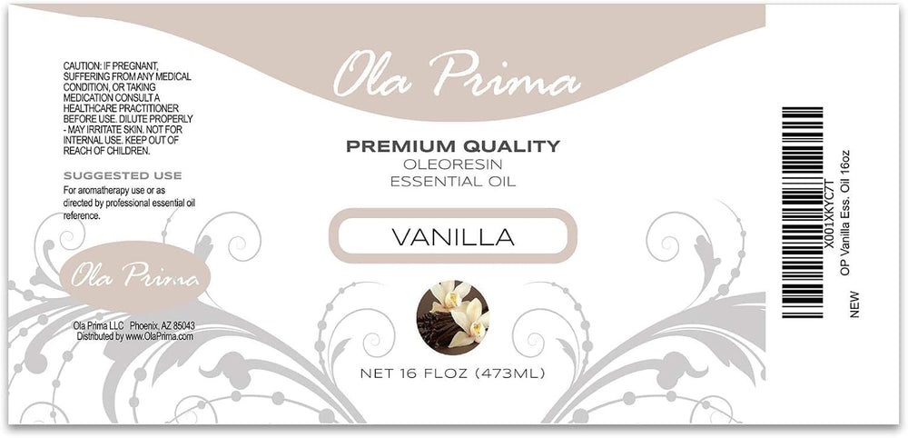 Ola Prima Vanilla Essential Oil in diffuser ambient setup for cozy spaces