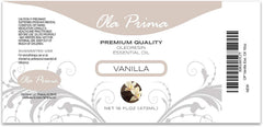 Ola Prima Vanilla Essential Oil in diffuser ambient setup for cozy spaces