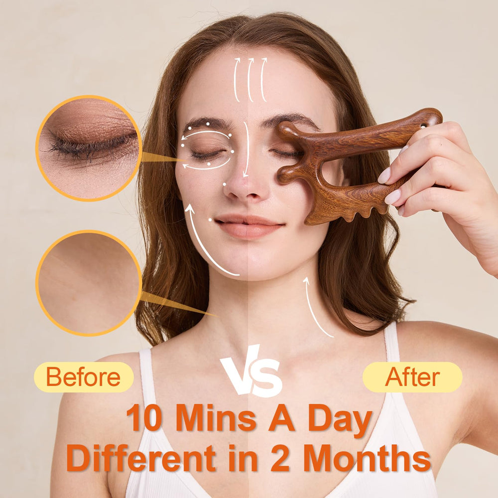 Olaemuo gua sha tooth comb targets tension along jaw and neck.