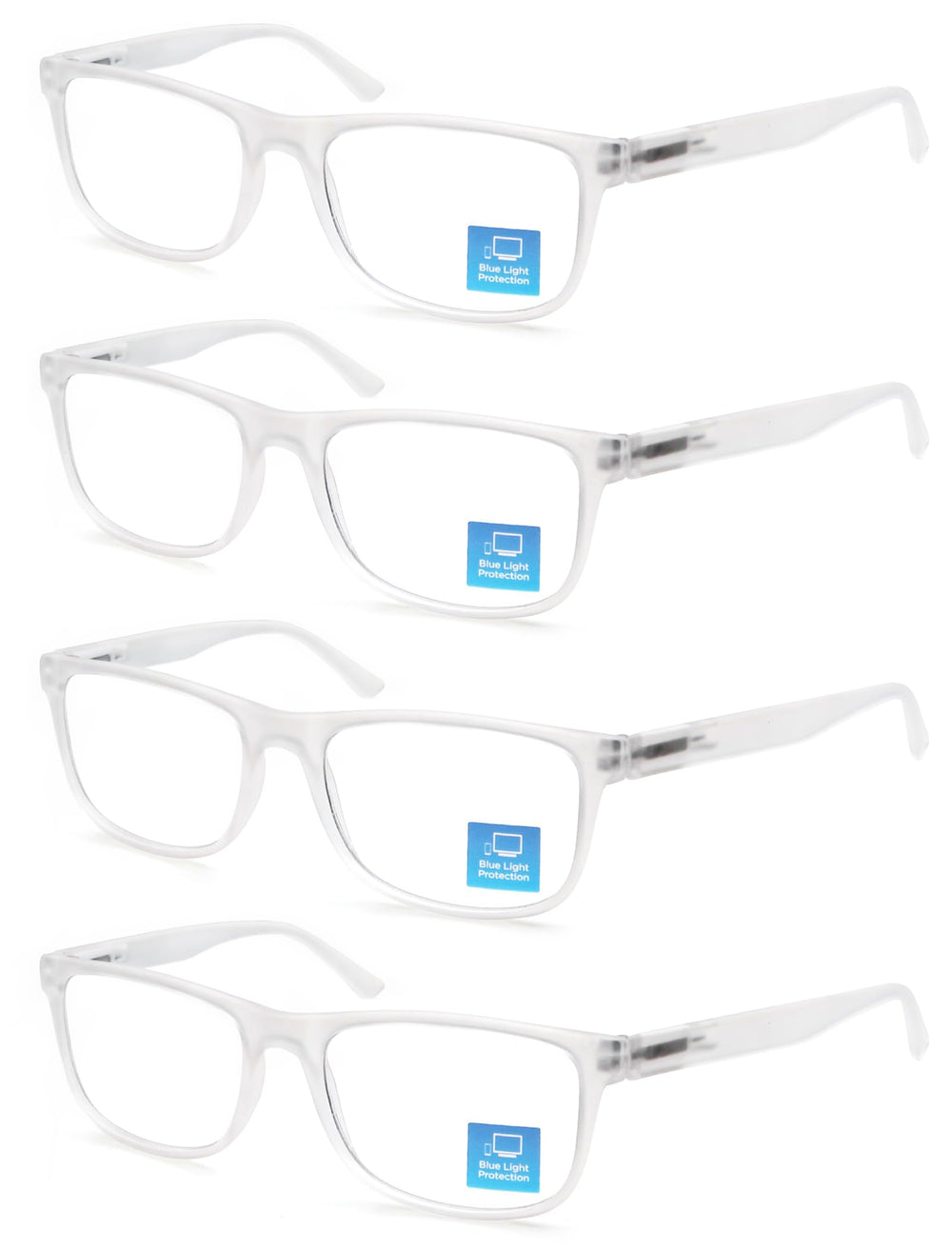 OLOMEE clear reading glasses for men with blue light blocking for comfortable screen time.