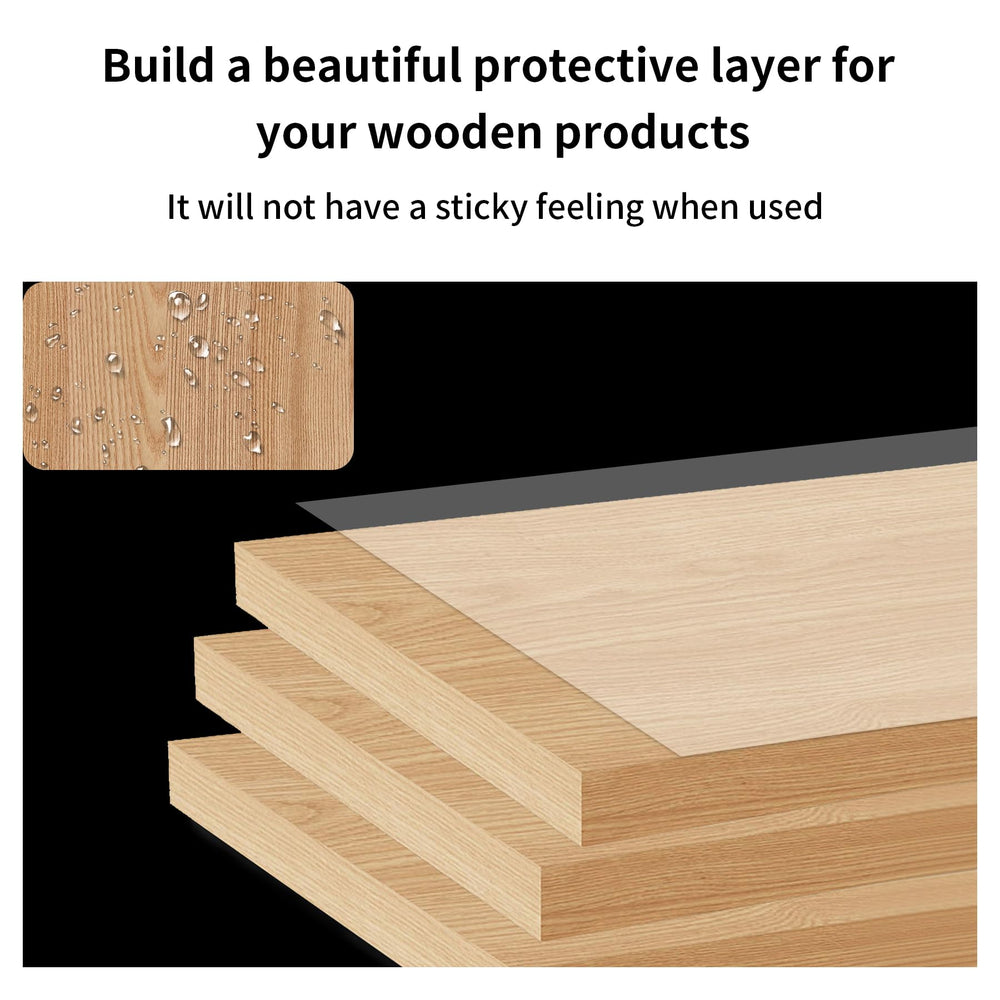 OLASIR tung oil dries quickly to form a protective, non-sticky film.