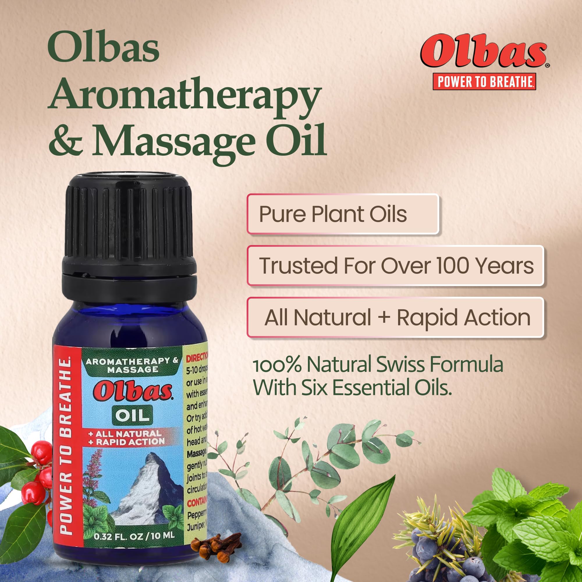 Olbas Massage Oil being poured for easy massage application.