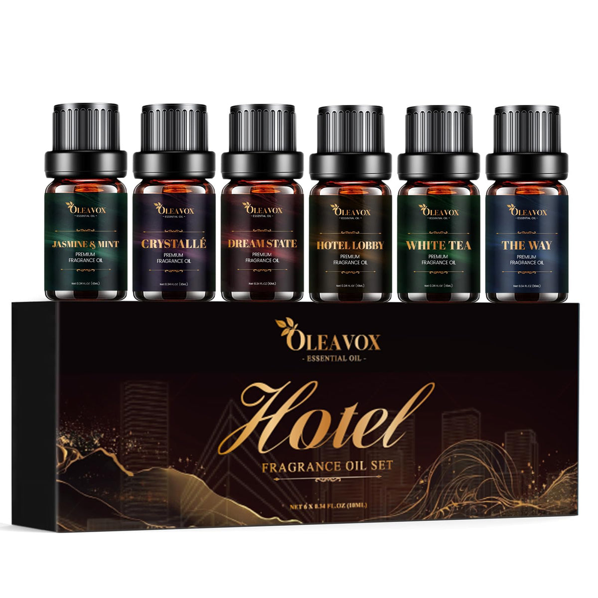 OleaVox The Way diffuser oil set adds premium ambience to living spaces.