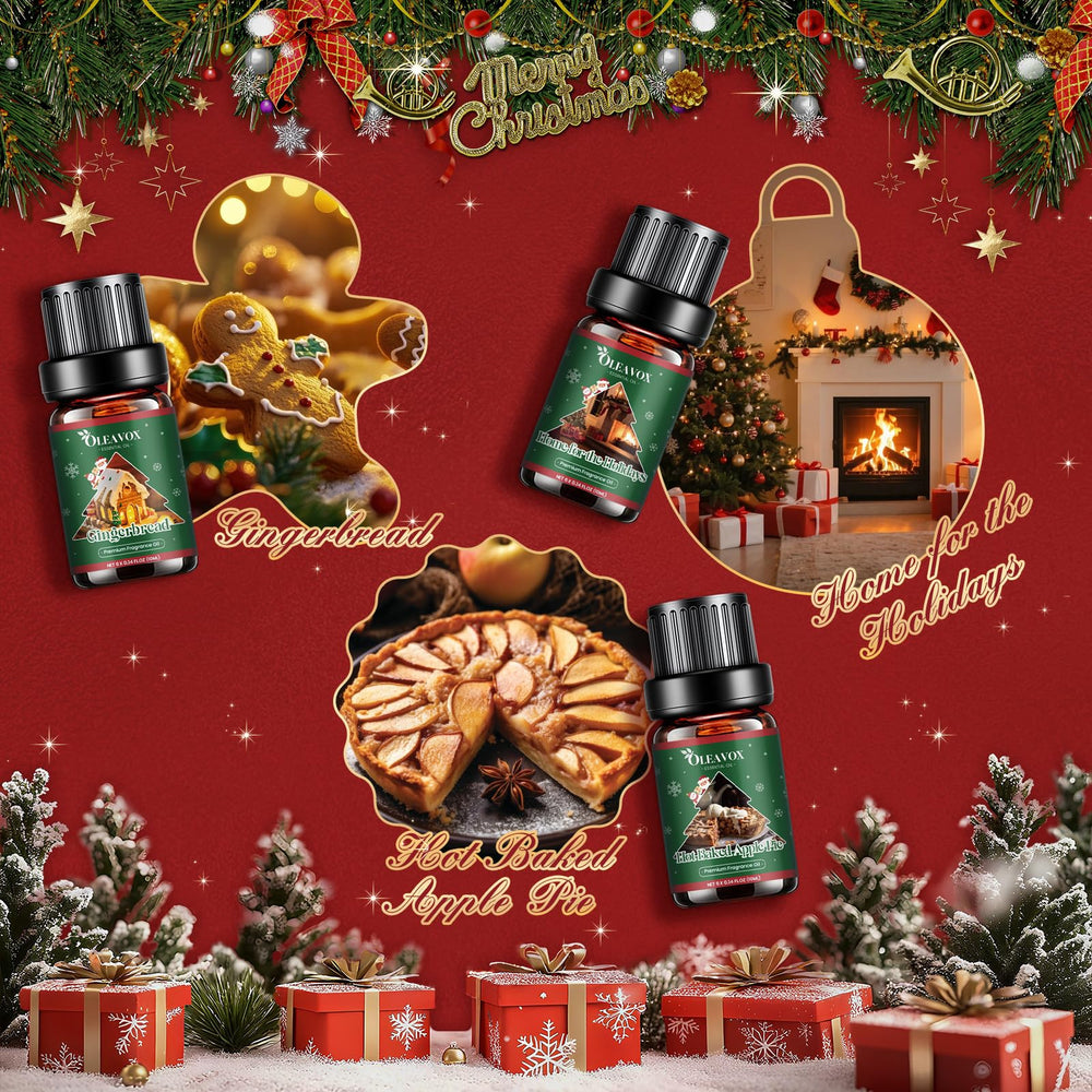 Oleavox Navidad, escarcha invernal: sensación fresca para espacios de invierno.