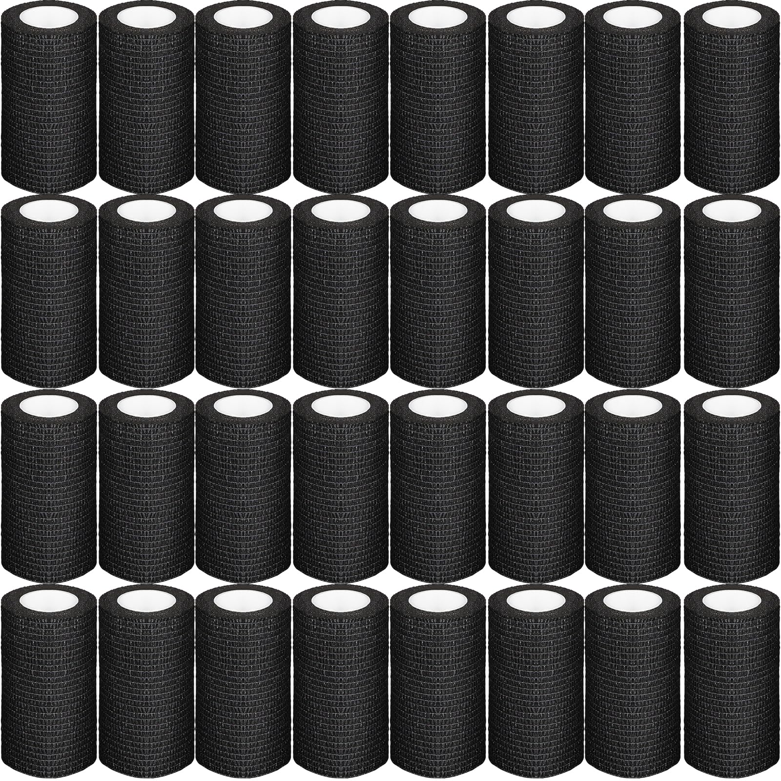 Oleitodh 54-pack black bandage wrap box for bulk home and clinic use