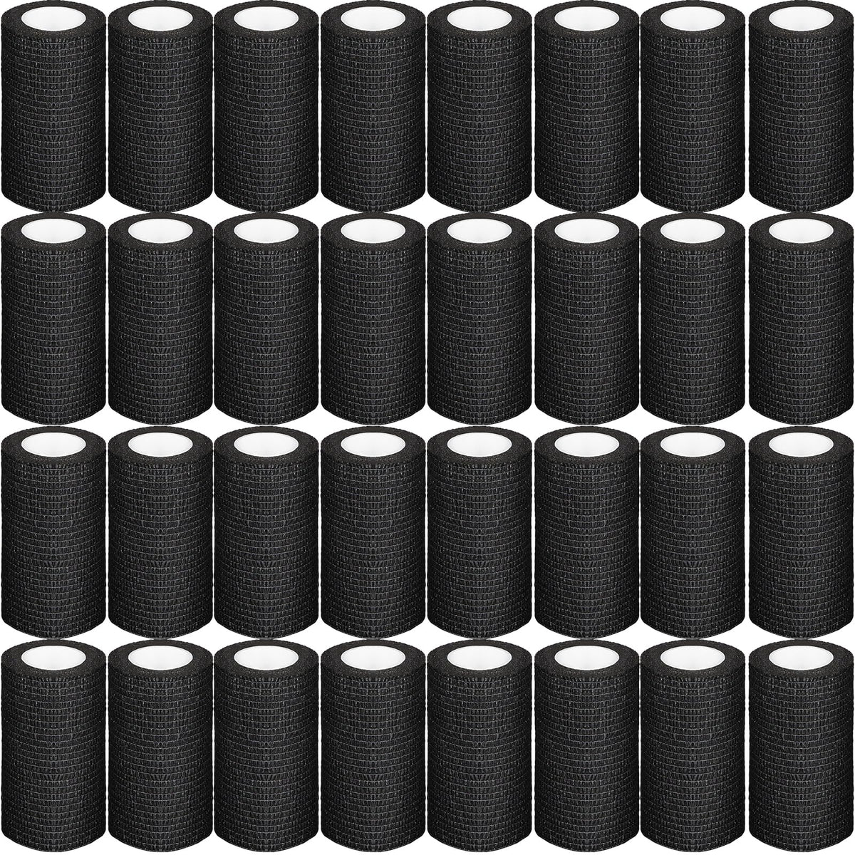 Oleitodh 54-pack black bandage wrap box for bulk home and clinic use