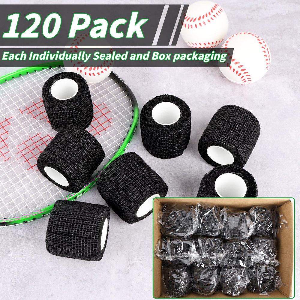 Oleitodh 120-pack bandage wrap bulk ready for sport, veterinary, or home use.