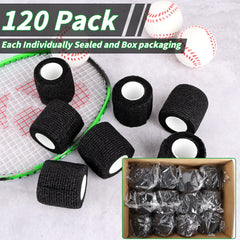 Oleitodh 120-pack bandage wrap bulk ready for sport, veterinary, or home use.