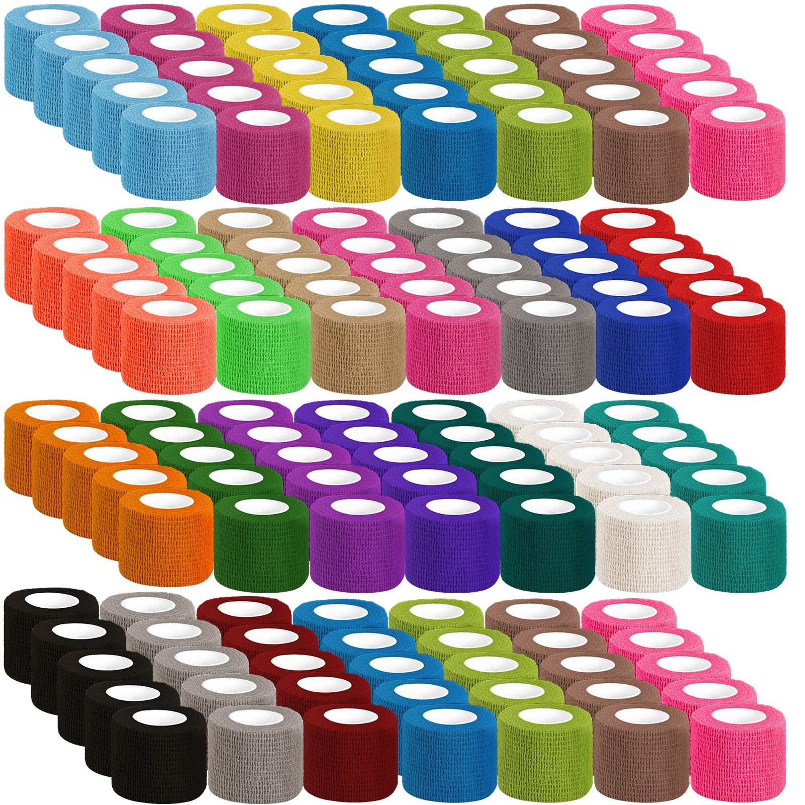 Oleitodh colorful bandage wrap provides secure, color-coordinated support during workouts.