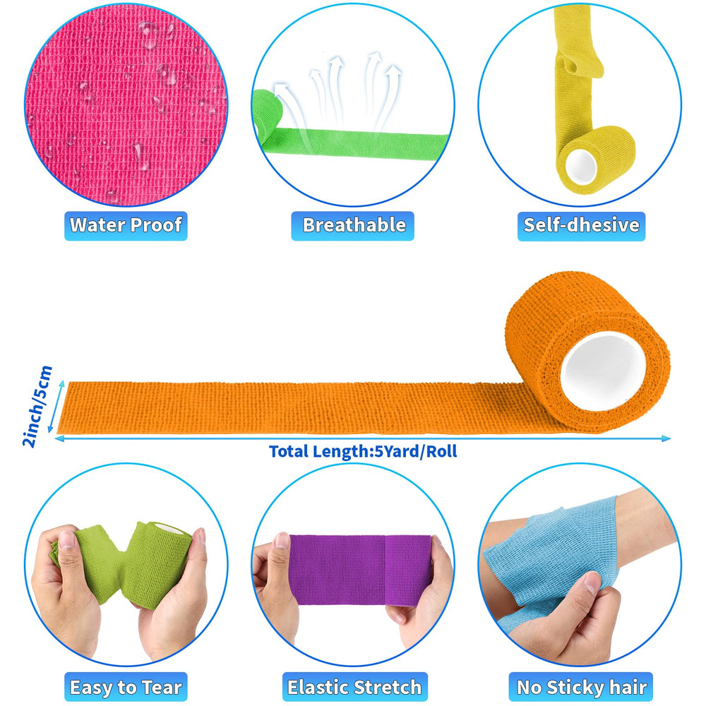 Oleitodh elastic wrap supports joints during sports and rehabilitation.