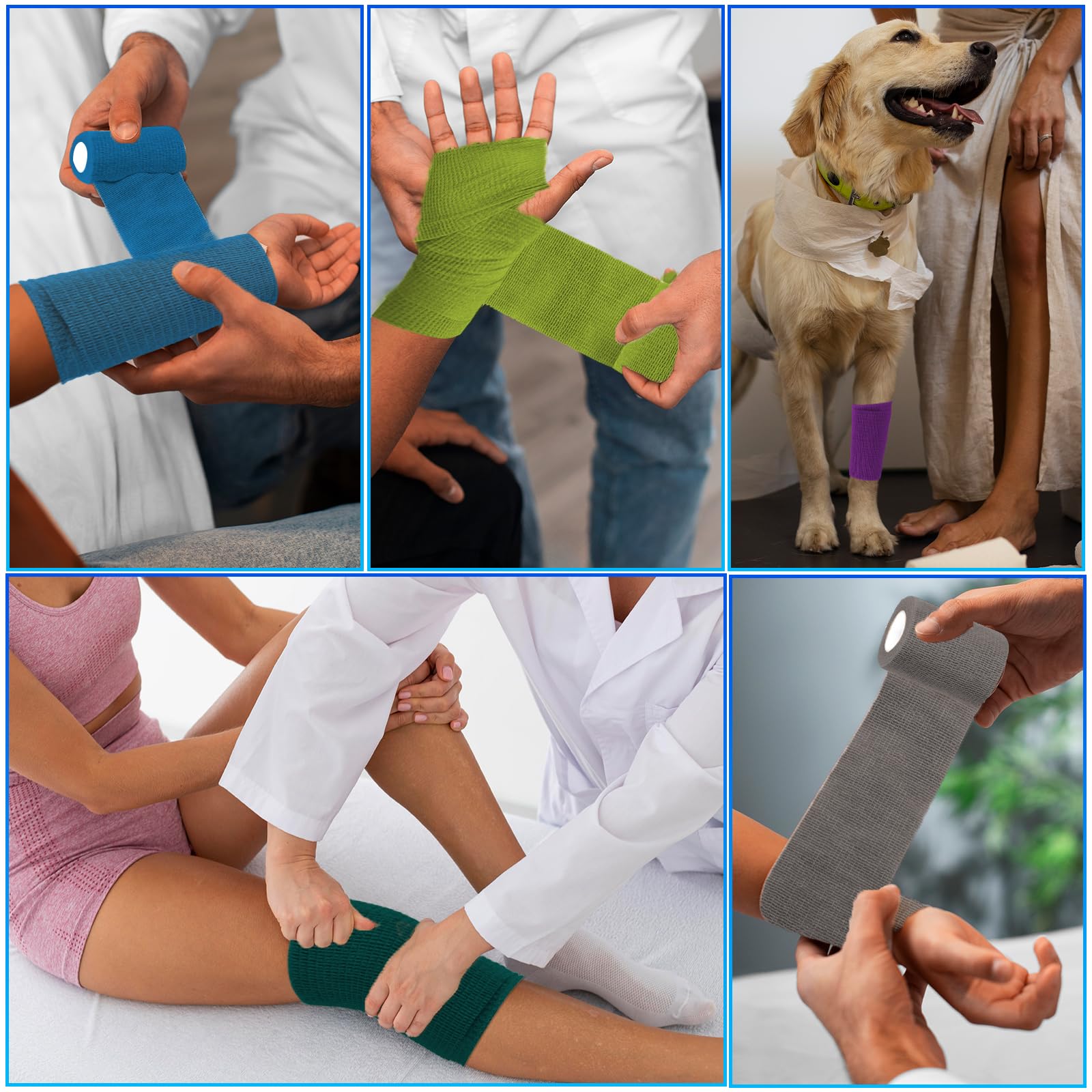 Oleitodh pet wrap helps care for dogs and cats with quick, gentle wraps.