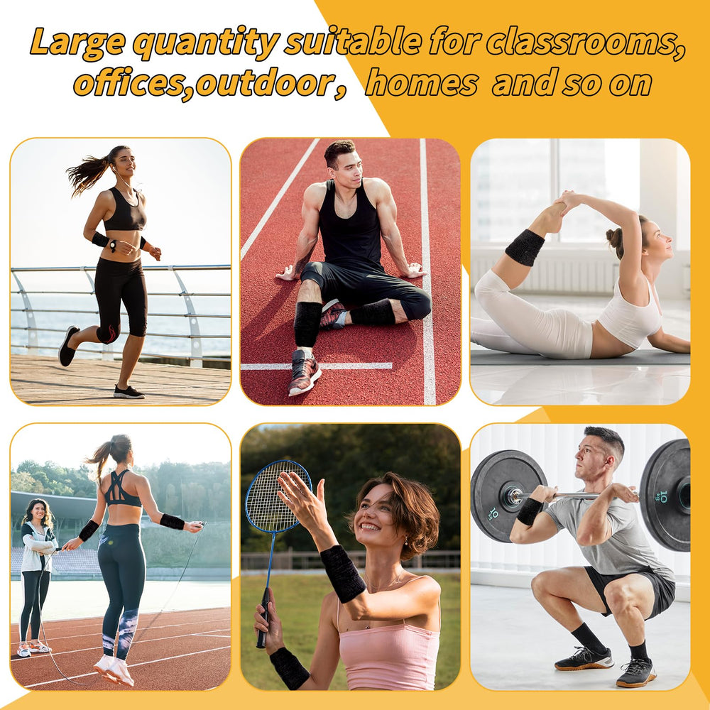 Oleitodh black cohesive wrap for sports and workouts