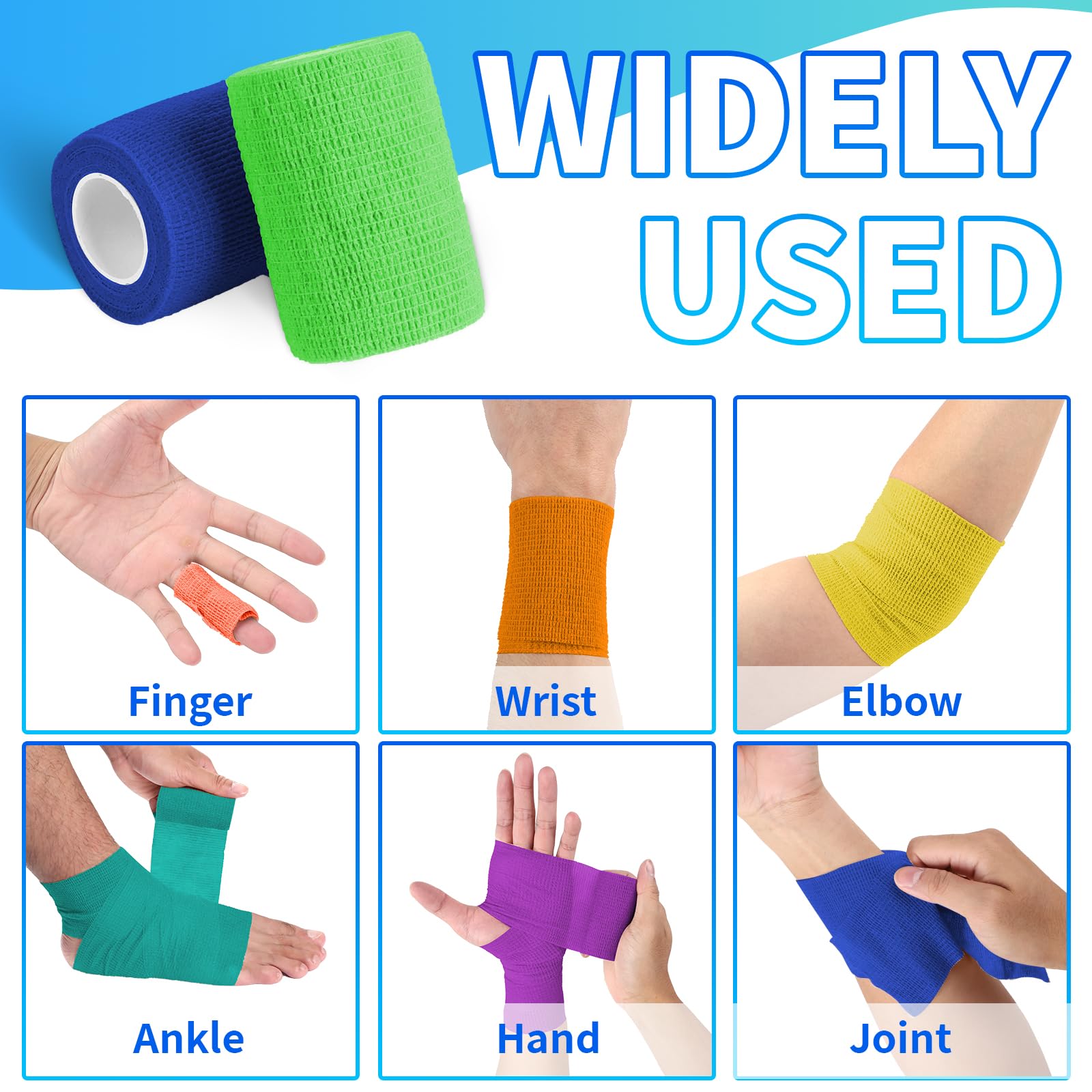 Oleitodh wrist-elbow-knee bandage wrap offers lightweight compression for joints.