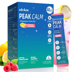 OLELON Peak Calm raspberry lemonade sachet for refreshing relaxation