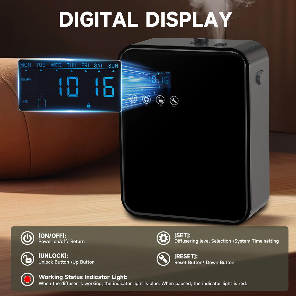 OLFANIX wall-mount diffuser promotes discreet placement in hotels or homes