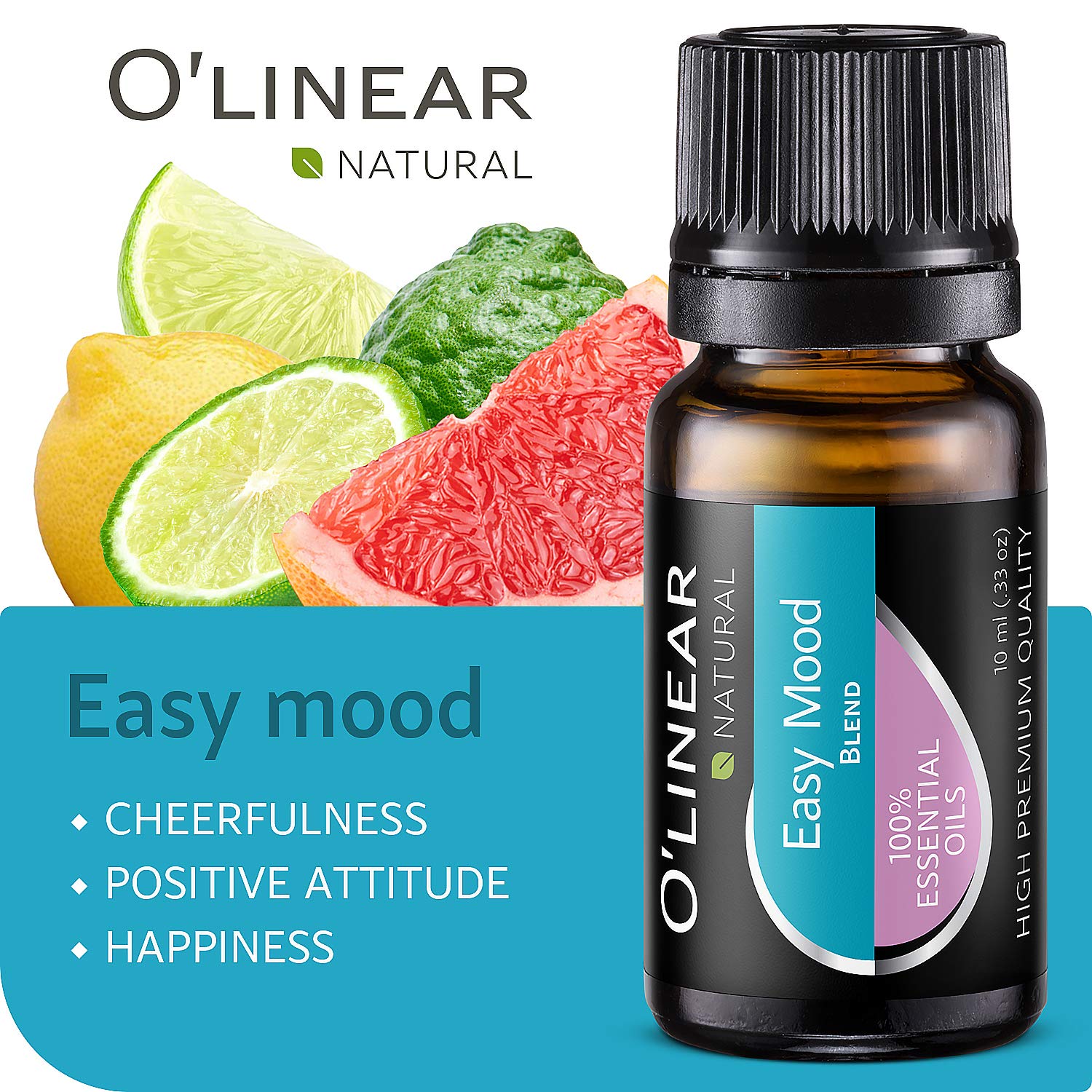 O'Linear essential oils set for air purifier compatibility in a pleasant space.